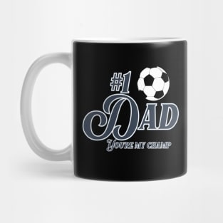 Best Dad soccer champ Mug